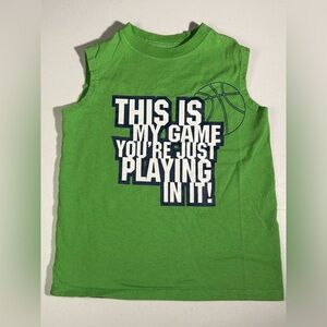Athletic Works Green Kids Tank Top “This is My Game You’re Just Playing In It!”